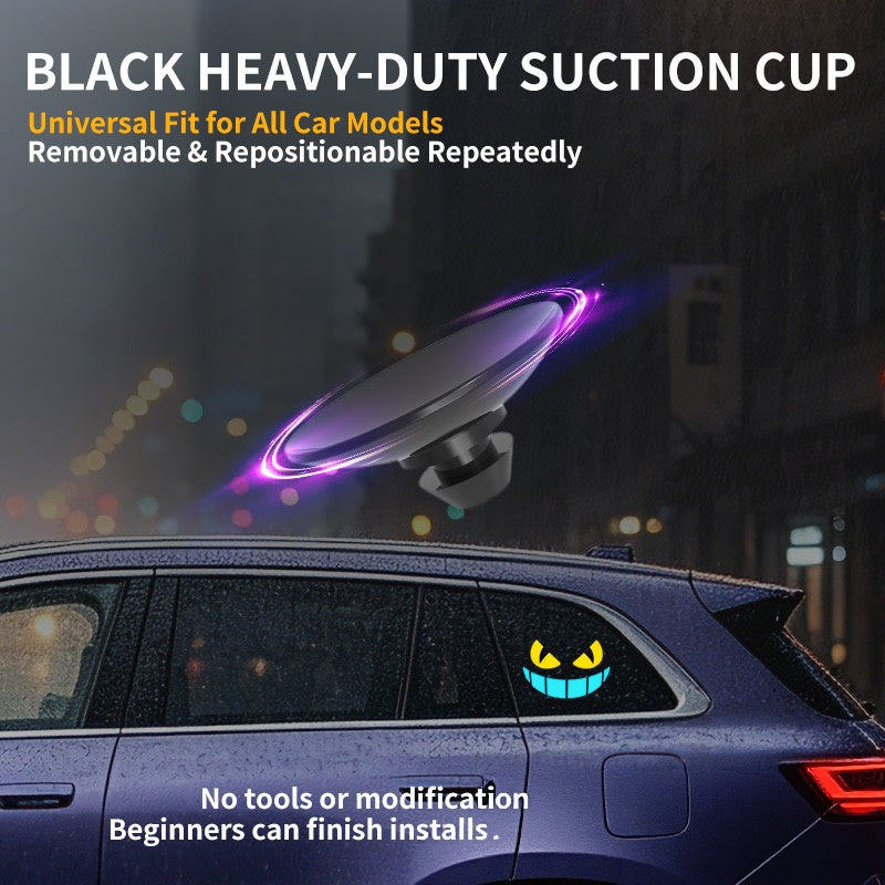 Halloween Solar Demon LED Car Sign