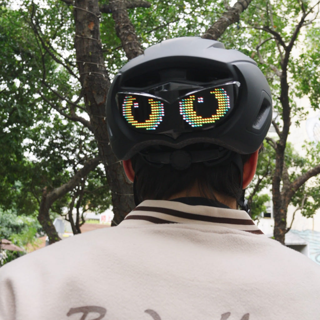 Smart LED Helmet Display