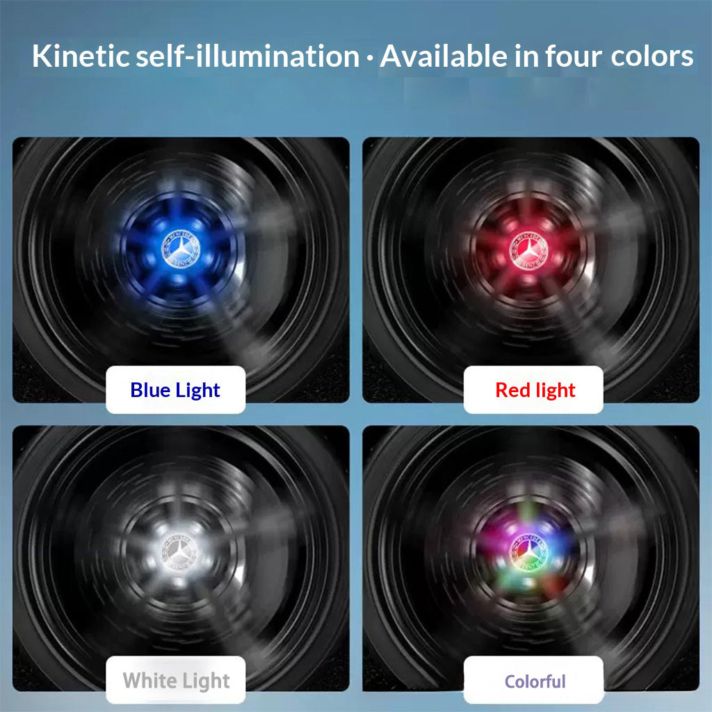 4PCS Self-powered Car Wheel Hub Floating Center Caps