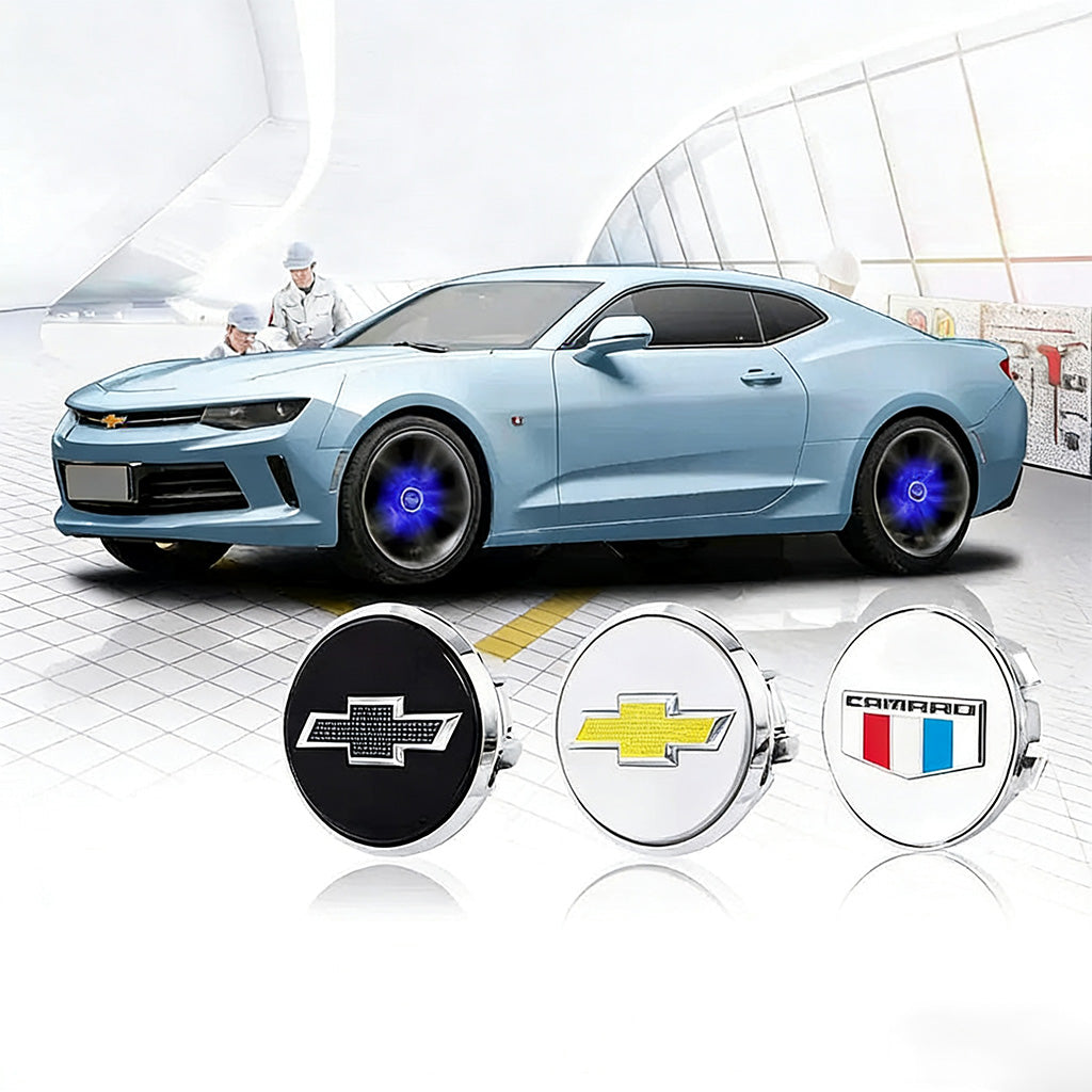 4PCS Self-powered Car Wheel Hub Floating Center Caps