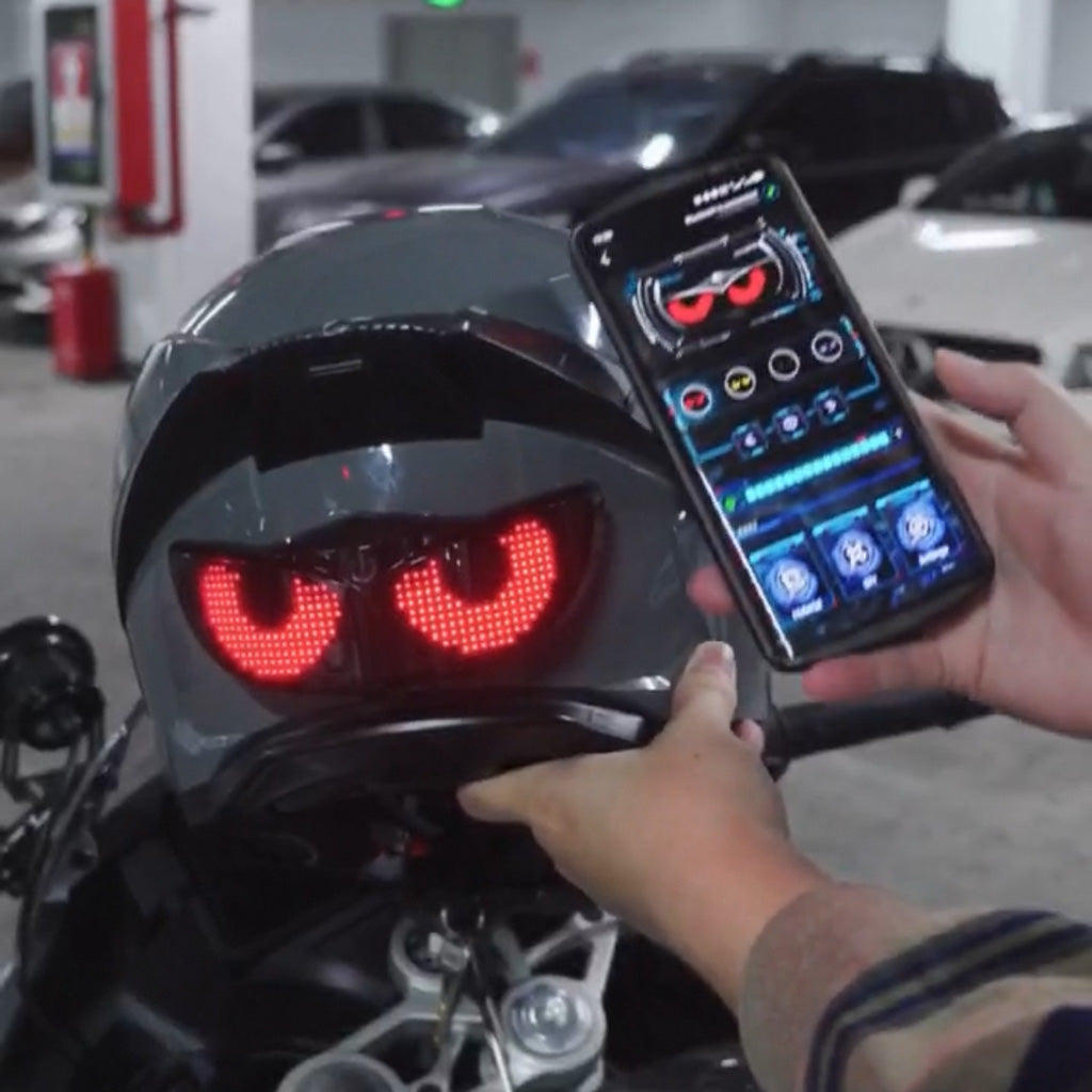 Programmable Led Helmet Smart LED Helmet Display with App Control for Bike & Motorcycle – blazexel
