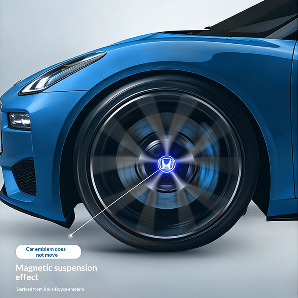 4PCS Self-powered Car Wheel Hub Floating Center Caps