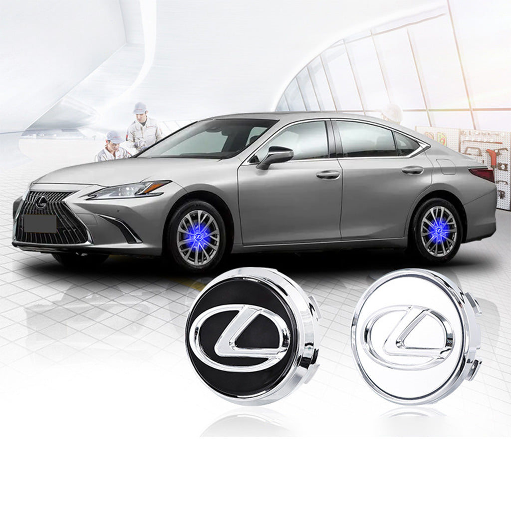 4PCS Self-powered Car Wheel Hub Floating Center Caps