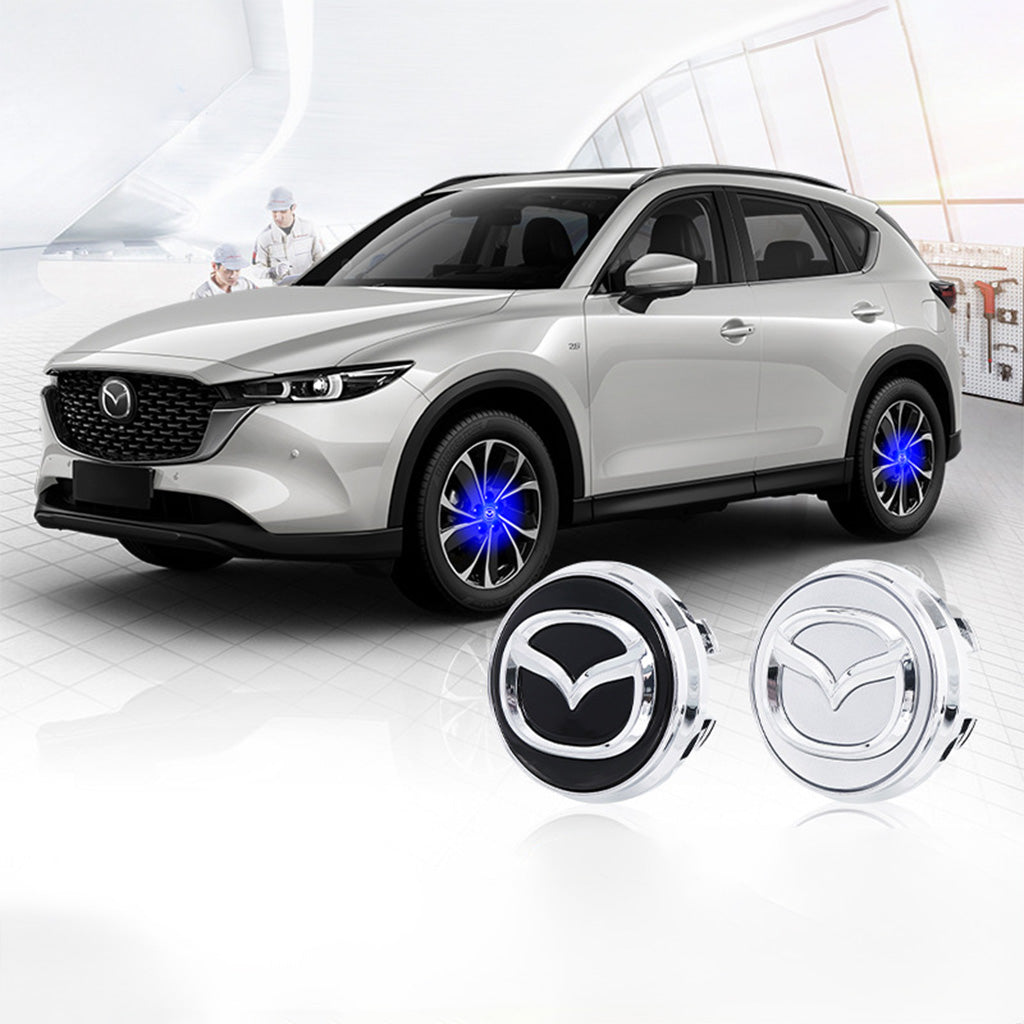 4PCS Self-powered Car Wheel Hub Floating Center Caps