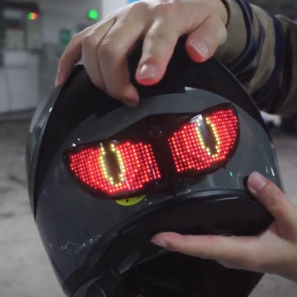 Smart LED Helmet Display