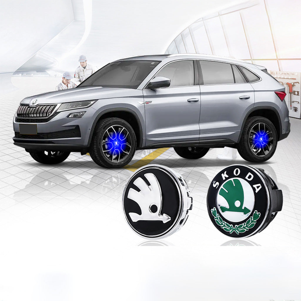 4PCS Self-powered Car Wheel Hub Floating Center Caps