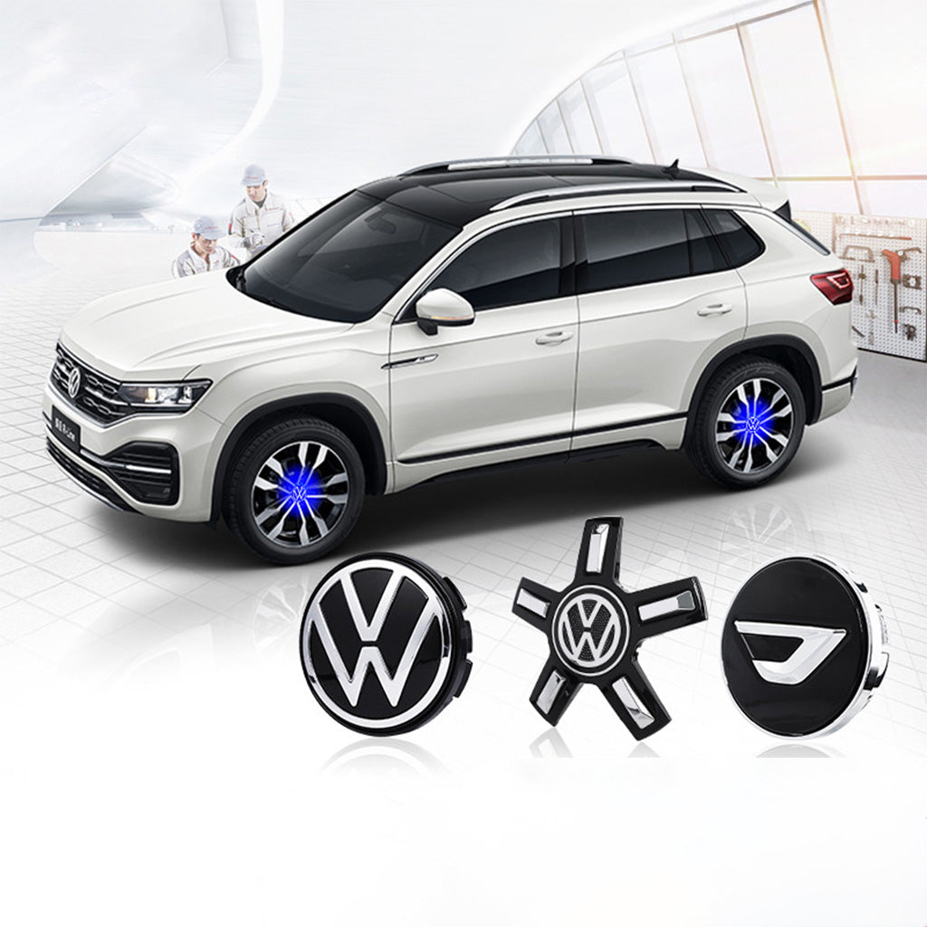 4PCS Self-powered Car Wheel Hub Floating Center Caps