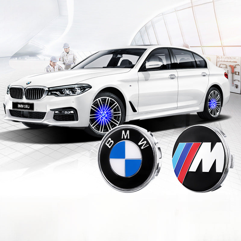 4PCS Self-powered Car Wheel Hub Floating Center Caps