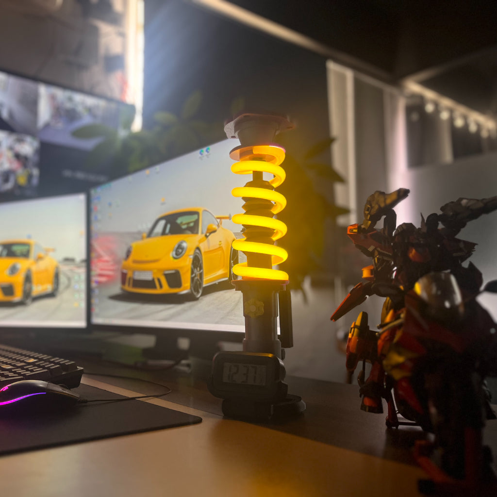 3D Printed Shock-Absorption Model Desk Lamp