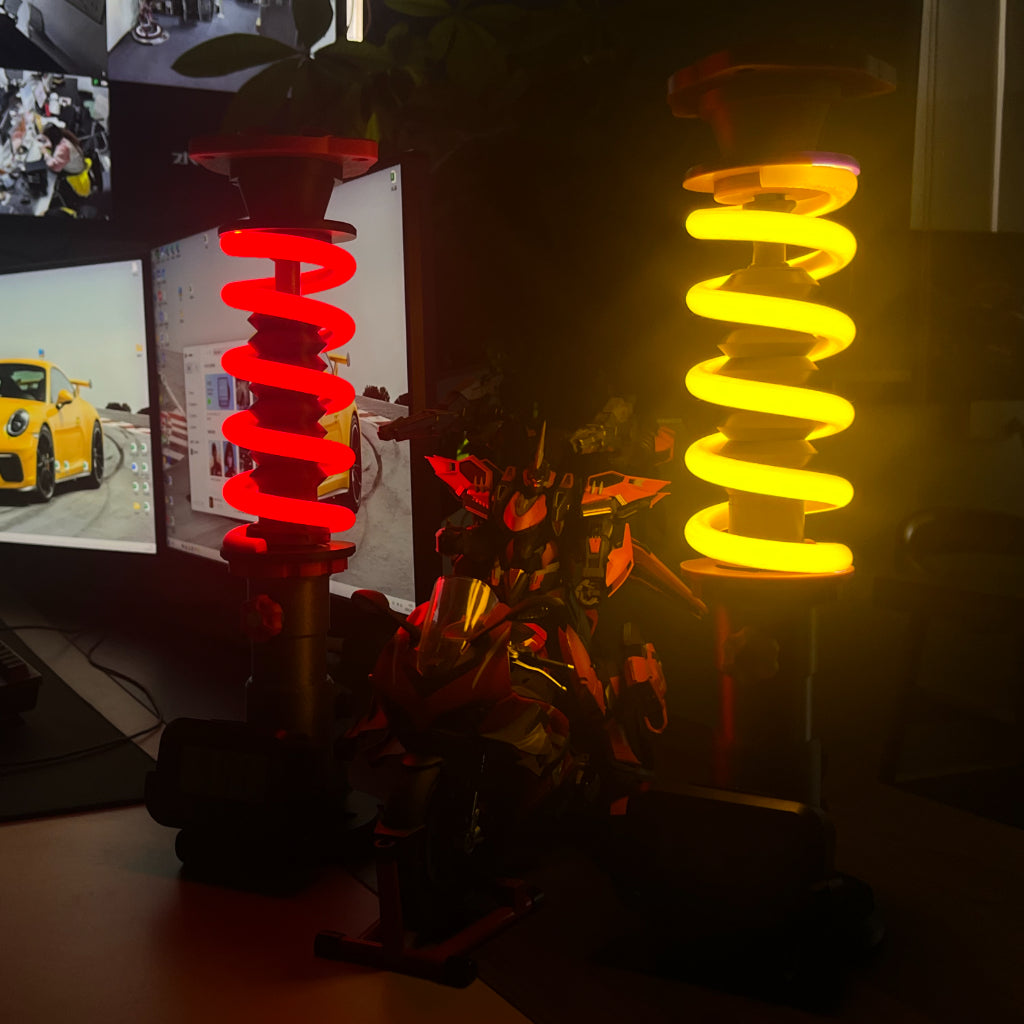 3D Printed Shock-Absorption Model Desk Lamp