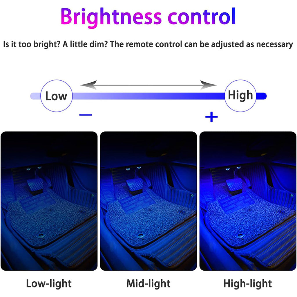 Wireless RGB Car Interior Ambient Light