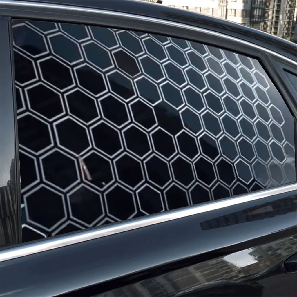 honeycomb car window sticker