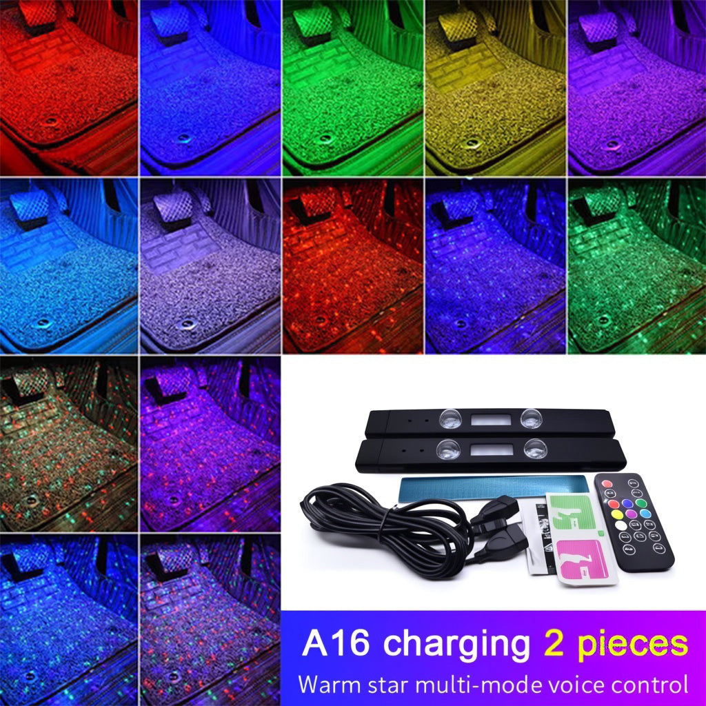 Wireless RGB Car Interior Ambient Light