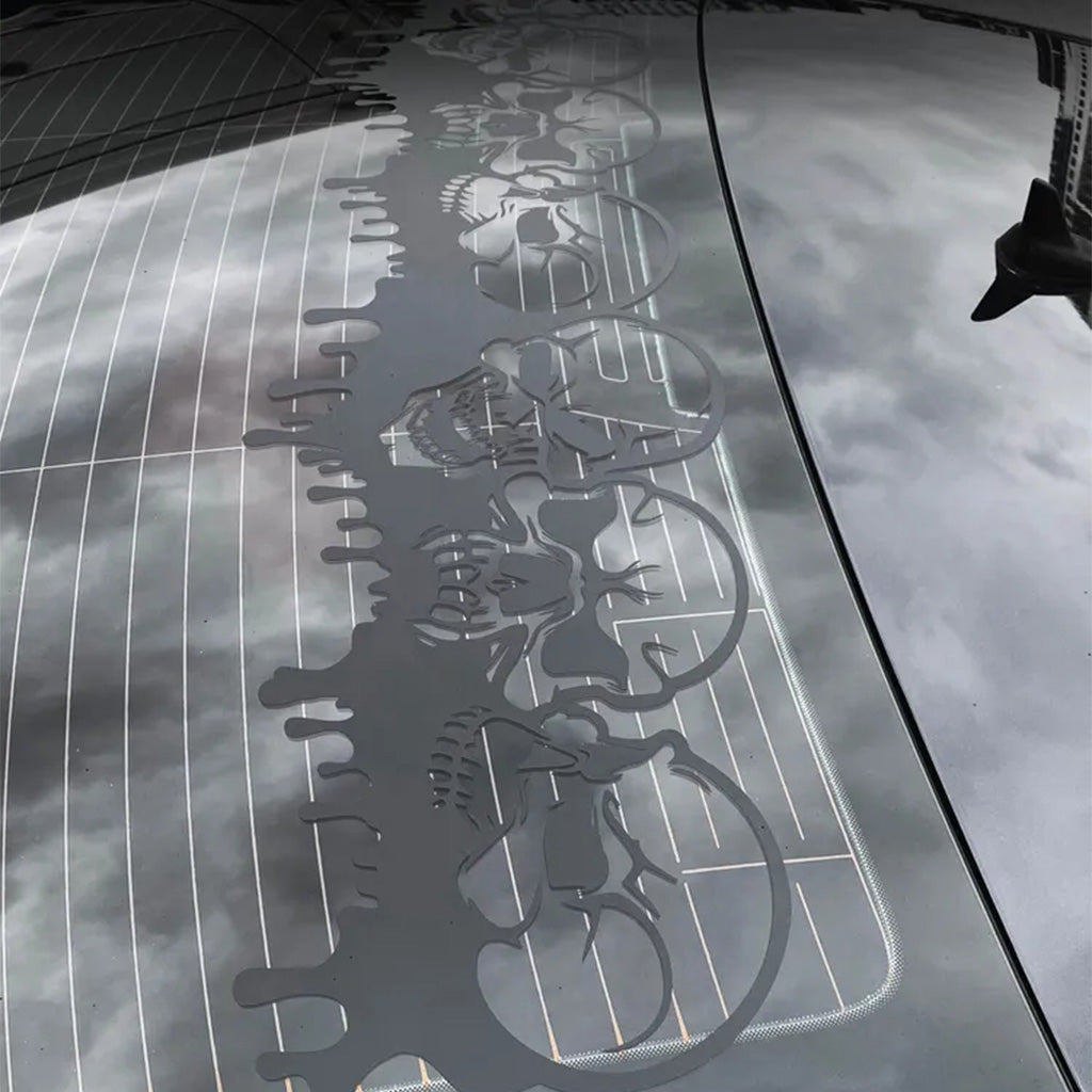 4x4 Rear Window Skull Emblems Skull Car Window Sticker | Blazexel – blazexel